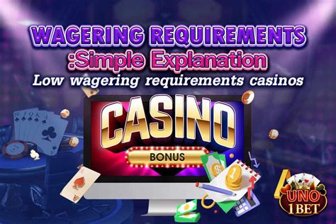 wager requirements online casinos